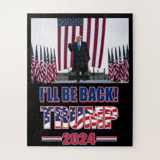 Ill Be Back Trump 2024 Jigsaw Puzzle