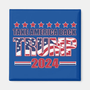 Ill be back Trump 2024 Magnet