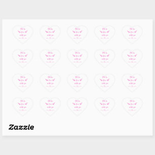 I'll be fine with you funny idea for cute lovers heart sticker