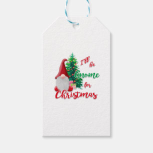 I'll be Gnome for Christmas   Gift Tags