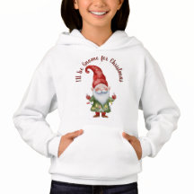 I'll be Gnome for Christmas Watercolor Sweatshirt