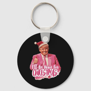 I'll Be Home For Christmas3 Key Ring