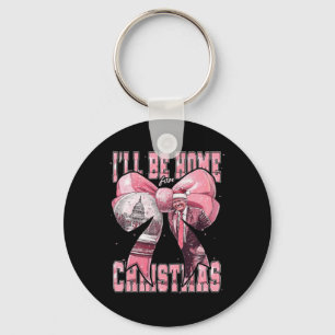 Ill Be Home For Christmas Santa Funny Trump Xmas P Key Ring