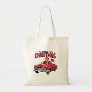 I'll be Home For Christmas Trump Won Election 2024 Tote Bag