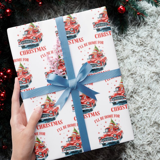 I'll Be Home for Christmas Wrapping Paper (Creator Uploaded)