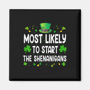 Ill Be Home For Shenanigans Trump Funny St Magnet