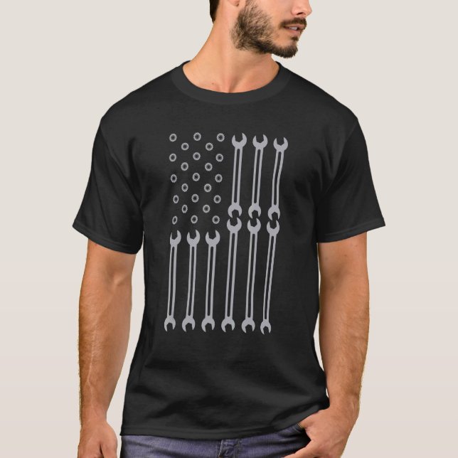 I'll be in my office car mechanic tools like USA f T-Shirt (Front)