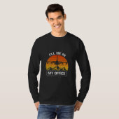 Ill Be In My Office Funny Aviation Aircraft T-Shirt (Front Full)