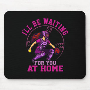 I'll Be Waiting For You At Home Softll Catcher Art Mouse Mat