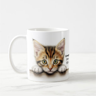 I'll be Watching You Funny Cat Coffee Mug