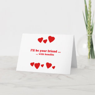 ILL BE YOUR FRIEND WITH BENEFITS HOLIDAY CARD