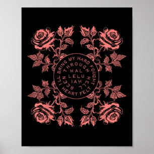 Ill Bring My Hard Fought Hallelujah Brandon Heart Poster
