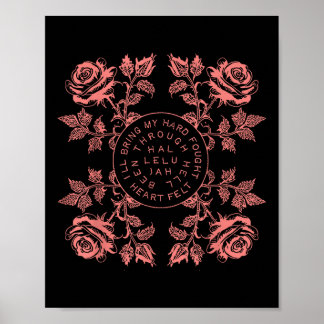Ill Bring My Hard Fought Hallelujah Brandon Heart Poster