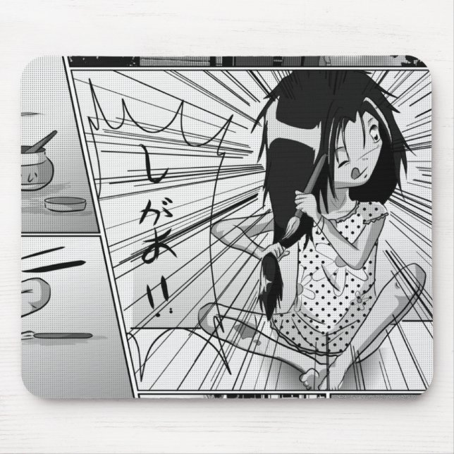 I'll colour it myself ! ......NOOOOO!! Mouse Mat (Front)