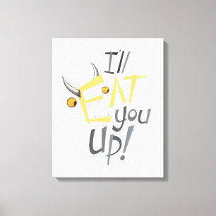 I'll Eat You Up Graphic Canvas Print