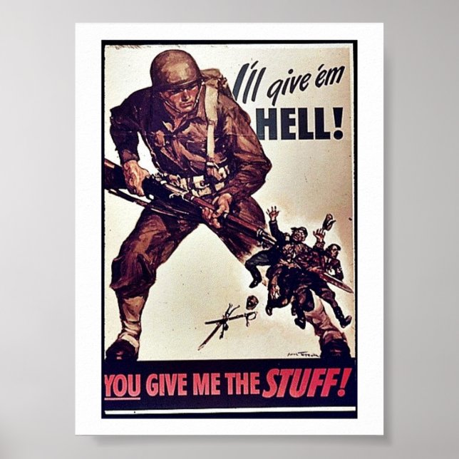 I'll Give 'Em Hell! Poster (Front)