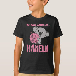 I'll Go Crochet Cute Koala With Wool T-Shirt