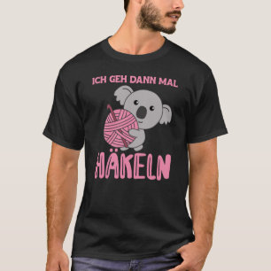 I'll Go Crochet Cute Koala With Wool T-Shirt