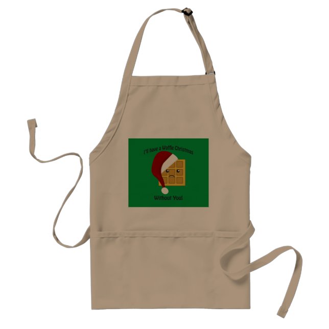 I'll have a Waffle Christmas Without You Standard Apron (Front)