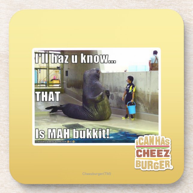 I'll haz u know coaster (Front)