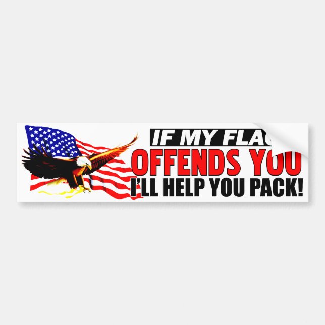 I'll Help You Pack! Bumper Sticker (Front)
