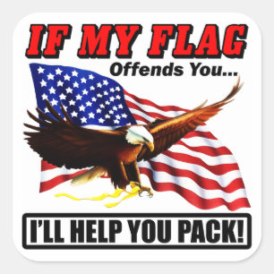 I'll Help You Pack! Square Sticker