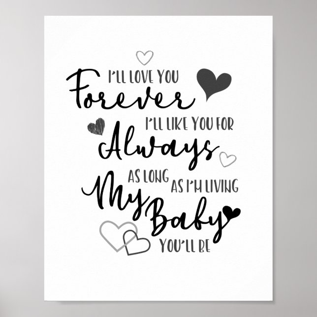 I'll Love You For Always Poster (Front)