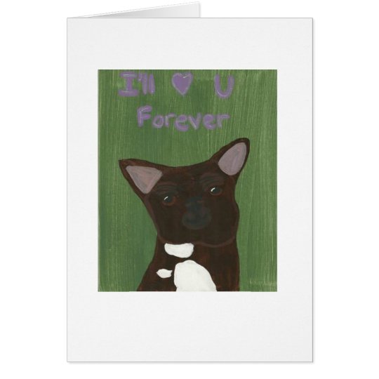 I'll love you forever card
