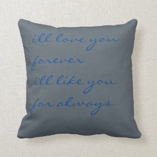 i'll love you forever double sided pillow