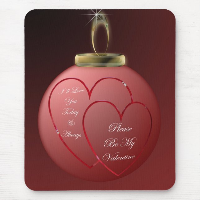 I'll Love You Today & Always Mouse Mat (Front)