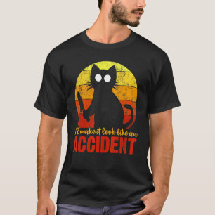 I'll Make It Look Like An Accident Halloween Gory  T-Shirt