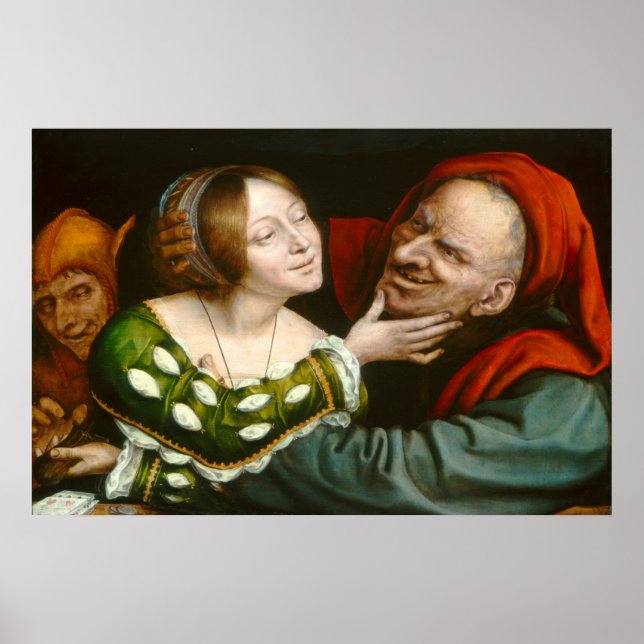 Ill-Matched Lovers, Quentin Massys Fine Art Poster (Front)