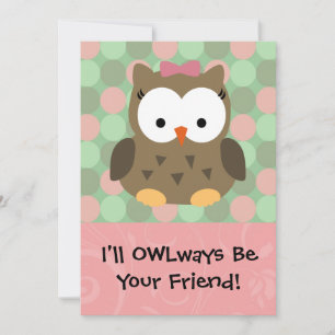 I'll OWLways be Your Friend Holiday Card