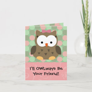 I'll OWLways be Your Friend Holiday Card