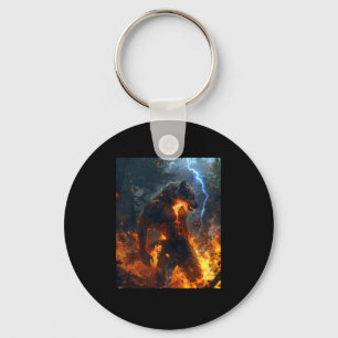 I'll Protect You Kitten No What Alpha Wolf Sticker Key Ring