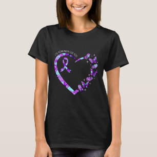 I'll Remember For You Alzheimer's Awareness Purple T-Shirt