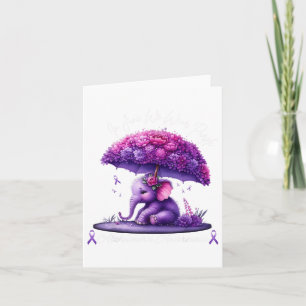 Ill Remember For You Purple Elephant Heimers Aware Card