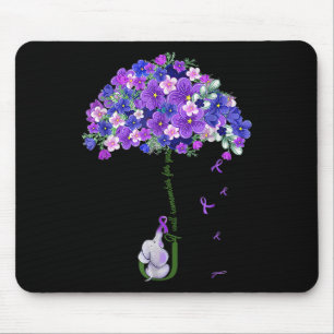 Ill Remember For You Purple Elephant Heimers Aware Mouse Mat