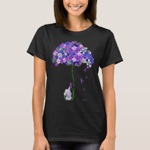 Ill Remember For You Purple Elephant Heimers Aware T-Shirt