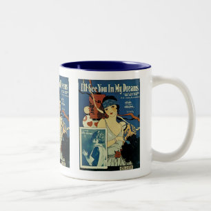 "I'll See You In My Dreams" Two-Tone Coffee Mug