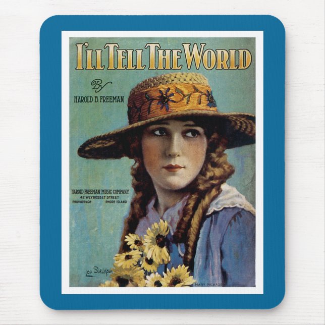 I'll Tell The World Mouse Mat (Front)