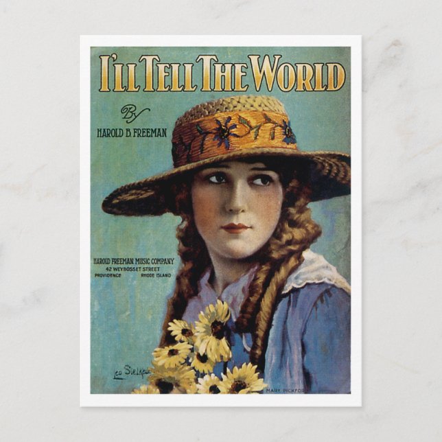 I'll Tell The World Postcard (Front)