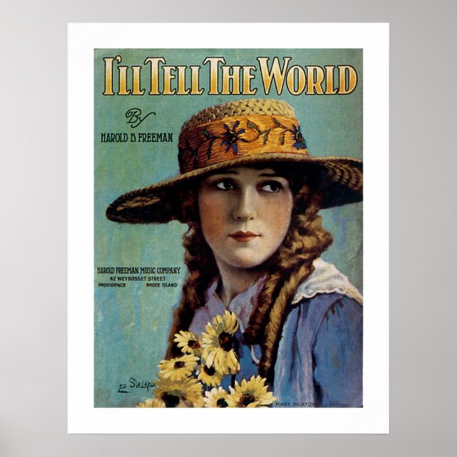 I'll Tell The World Poster (Front)