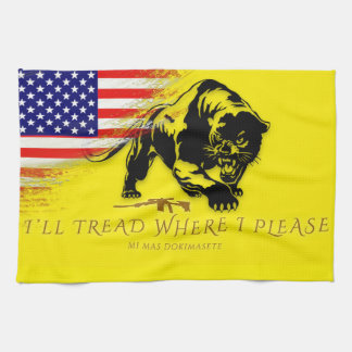 I'll Tread Where I please Tea Towel