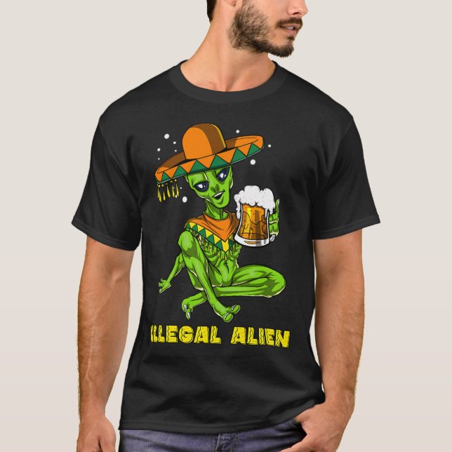 Illegal Alien Cinco de Mayo T-Shirt (Front)