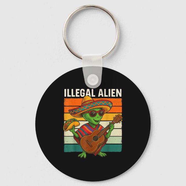 Illegal alien  key ring (Front)