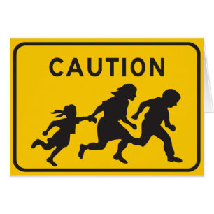 Illegal Aliens Crossing Highway Sign