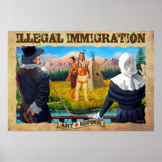 Illegal Immigration poster
