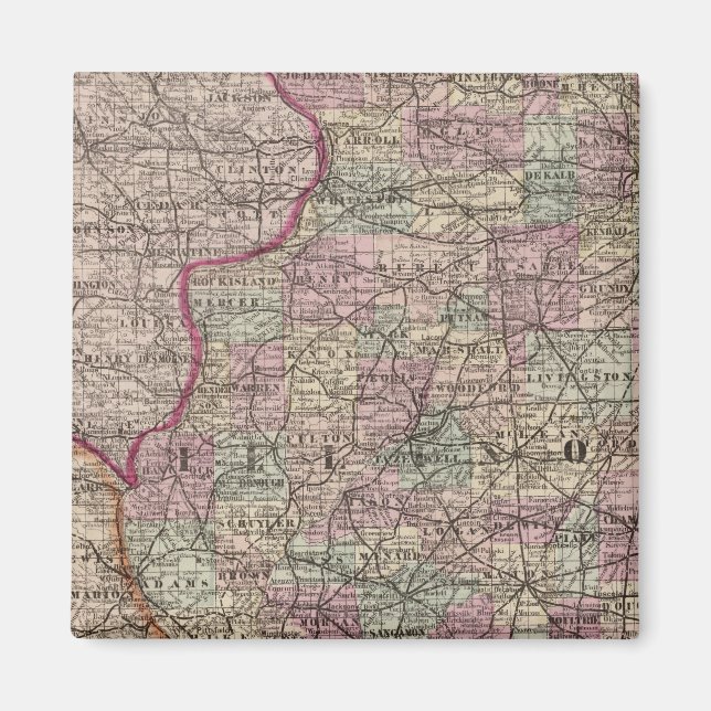 Illinois 10 magnet (Front)