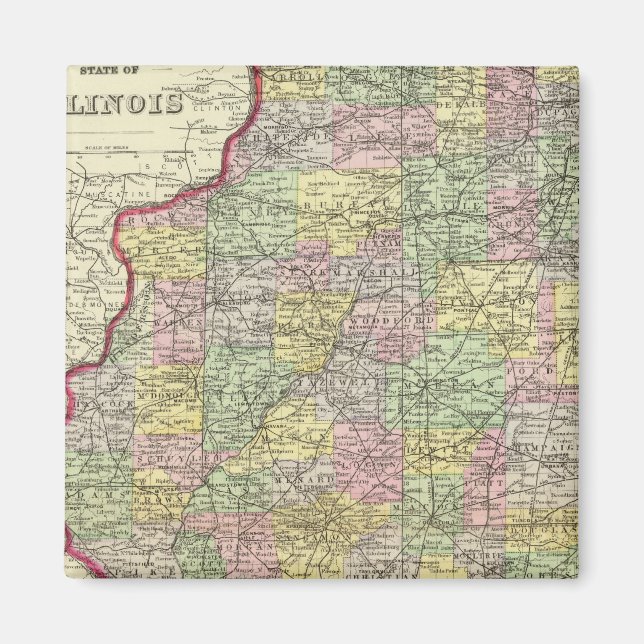 Illinois 10 magnet (Front)